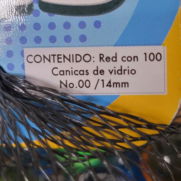 Net of 100 Glass Marbles - NEW / SEALED - Picture 3 of 4